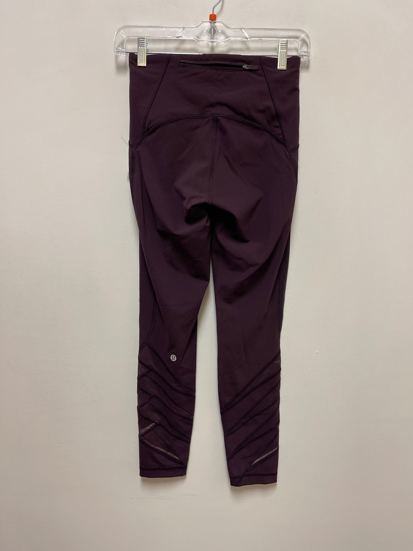 Athletic Leggings By Lululemon In Purple, Size: 4