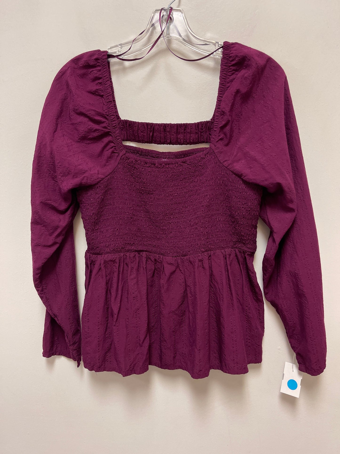 Top Long Sleeve By Old Navy In Purple, Size: L