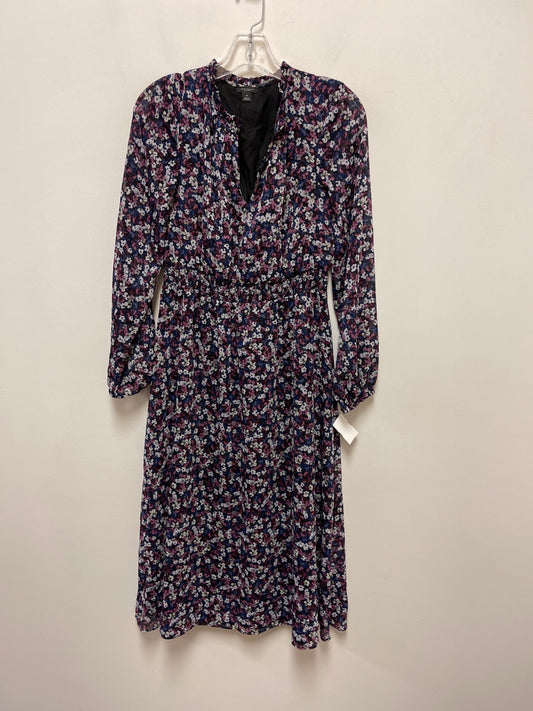 Dress Casual Maxi By Ann Taylor In Purple, Size: Xs