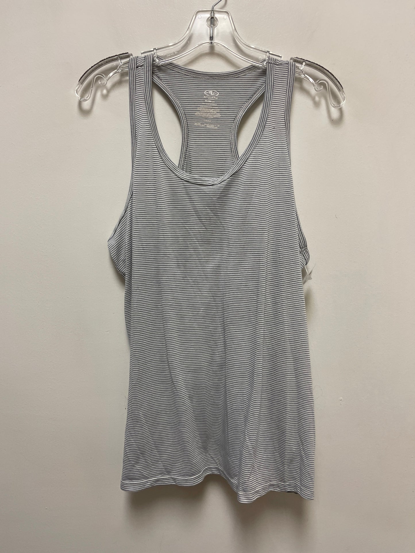 Athletic Tank Top By Athletic Works In Grey, Size: 2x