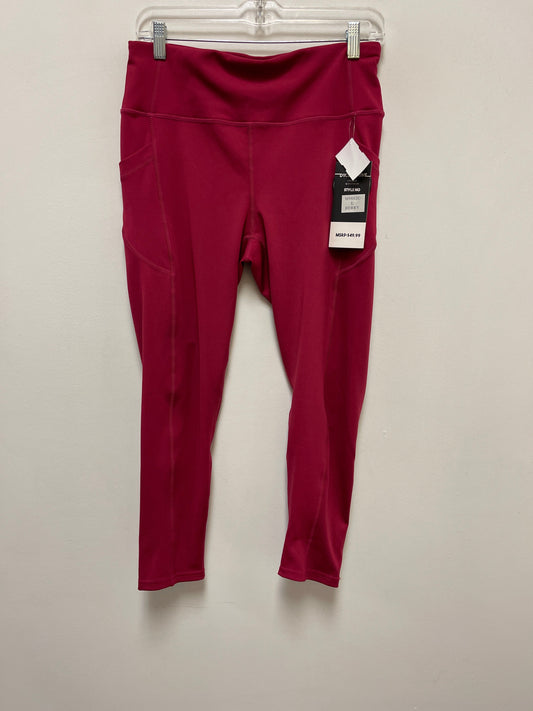 Athletic Leggings By Clothes Mentor In Pink, Size: L