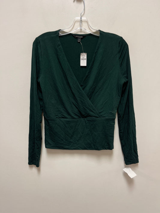 Top Long Sleeve By Banana Republic In Green, Size: S