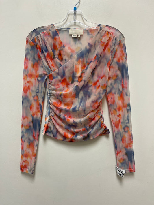 Top Long Sleeve By Anthropologie In Multi-colored, Size: Xs