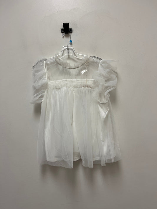 Top Short Sleeve By Bibi In White, Size: Xl