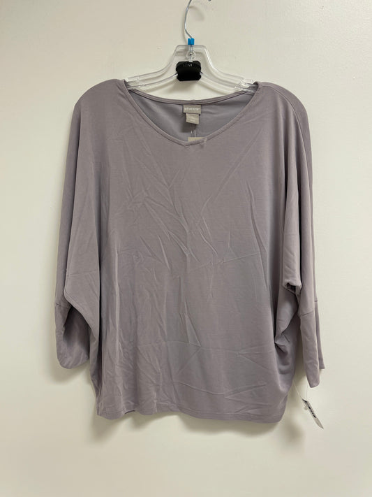 Top Long Sleeve By Chicos In Purple, Size: S