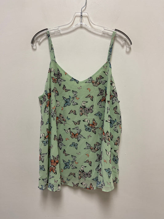 Top Sleeveless By Torrid In Green, Size: 1x