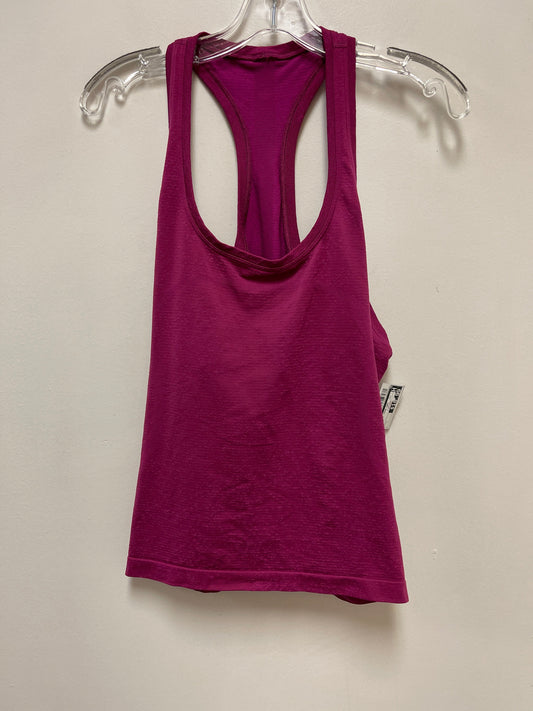 Athletic Tank Top By Lululemon In Purple, Size: L