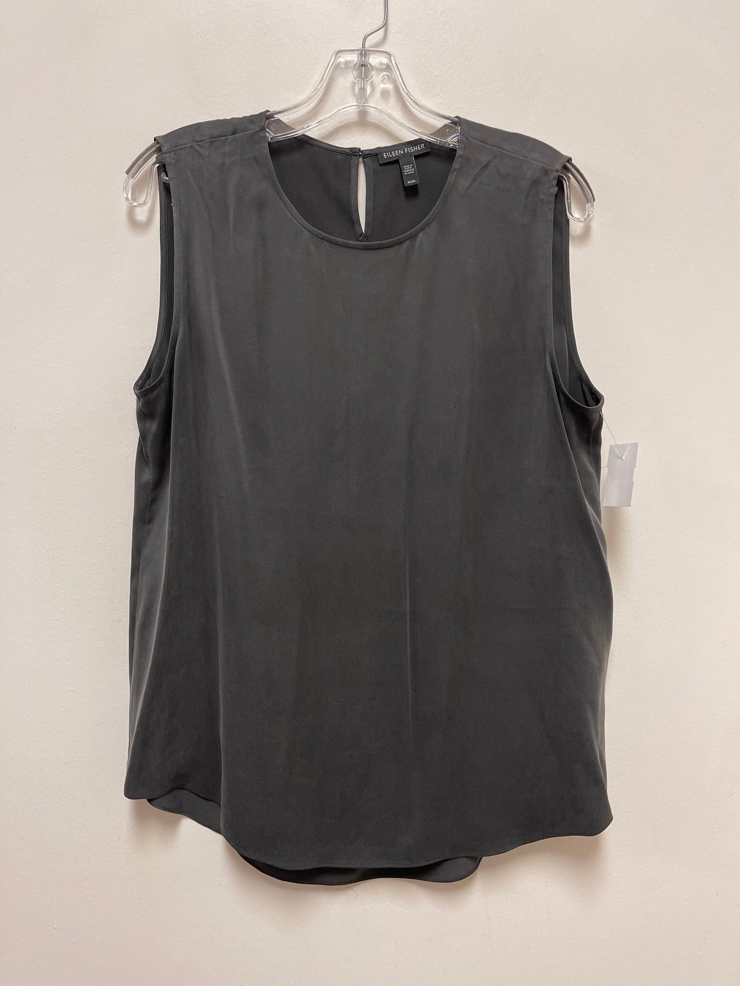 Top Sleeveless By Eileen Fisher In Grey, Size: M