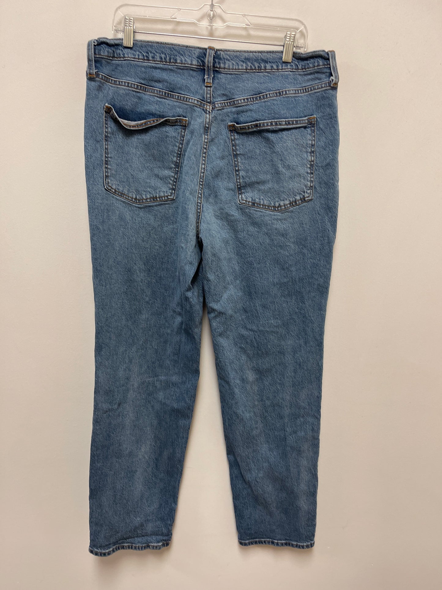 Jeans Straight By Universal Thread In Blue Denim, Size: 14