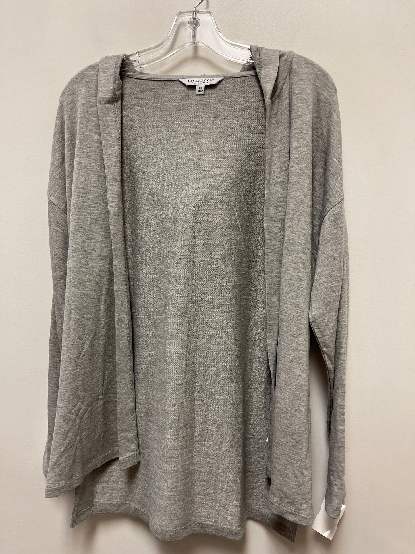 Cardigan By Liverpool In Grey, Size: Xs