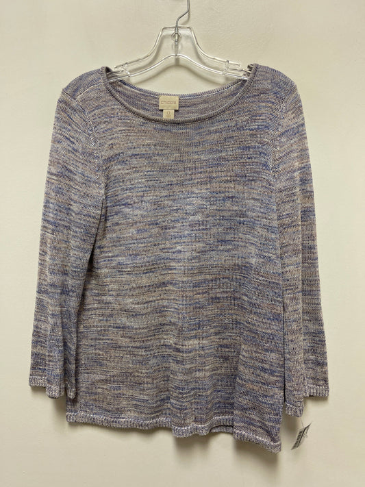 Sweater By Chicos In Purple, Size: S