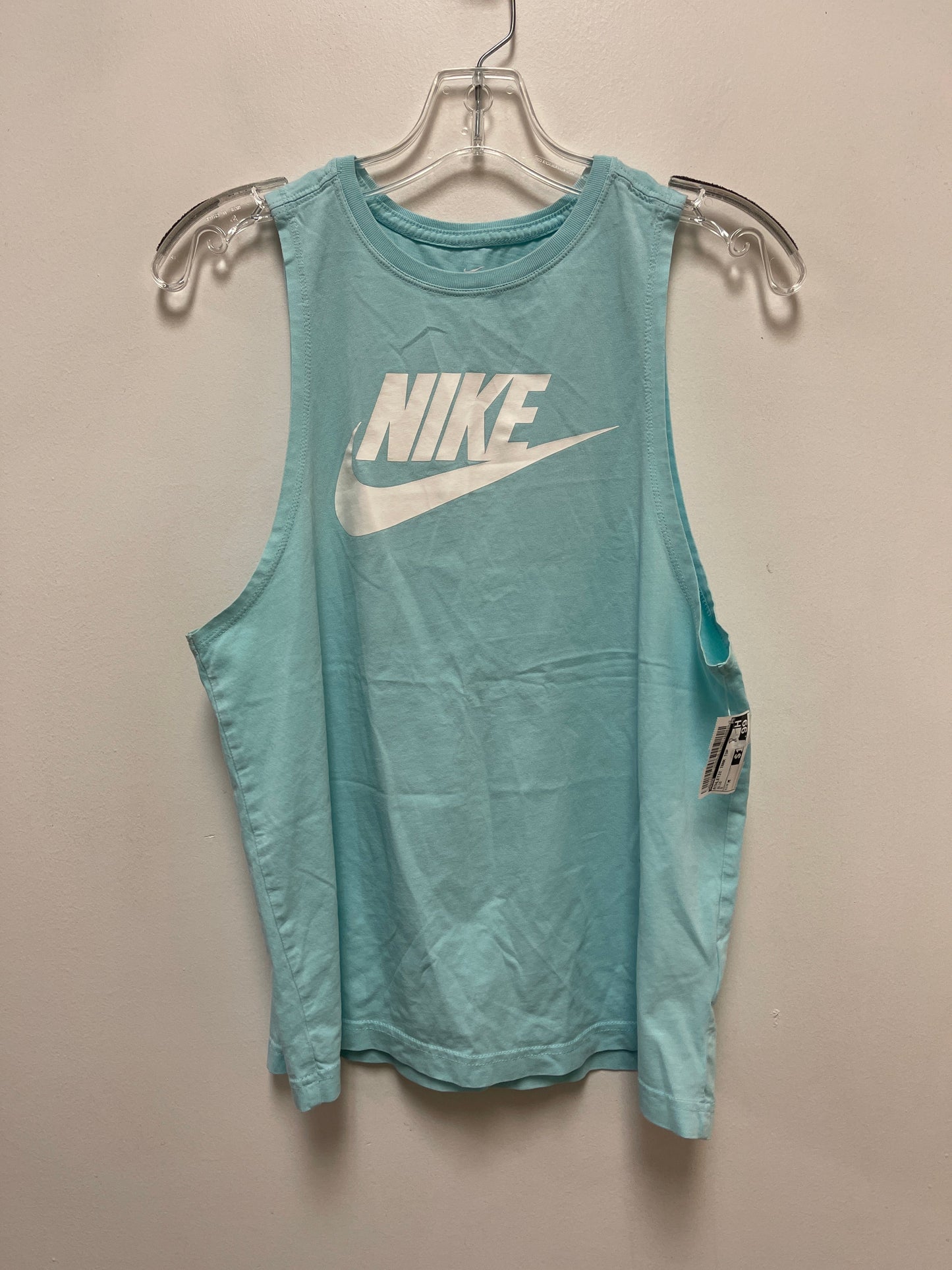 Athletic Tank Top By Nike In Blue, Size: M