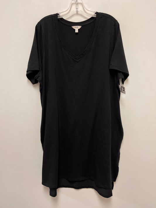 Dress Casual Short By Terra & Sky In Black, Size: 1x