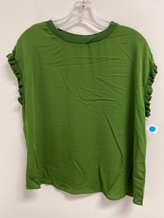 Top Short Sleeve By T Tahari In Green, Size: M