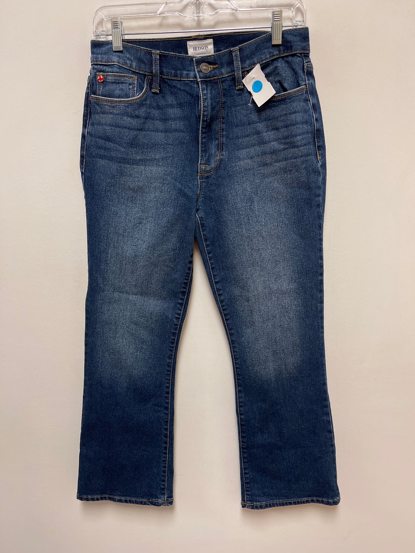 Jeans Designer By Hudson In Blue Denim, Size: 6