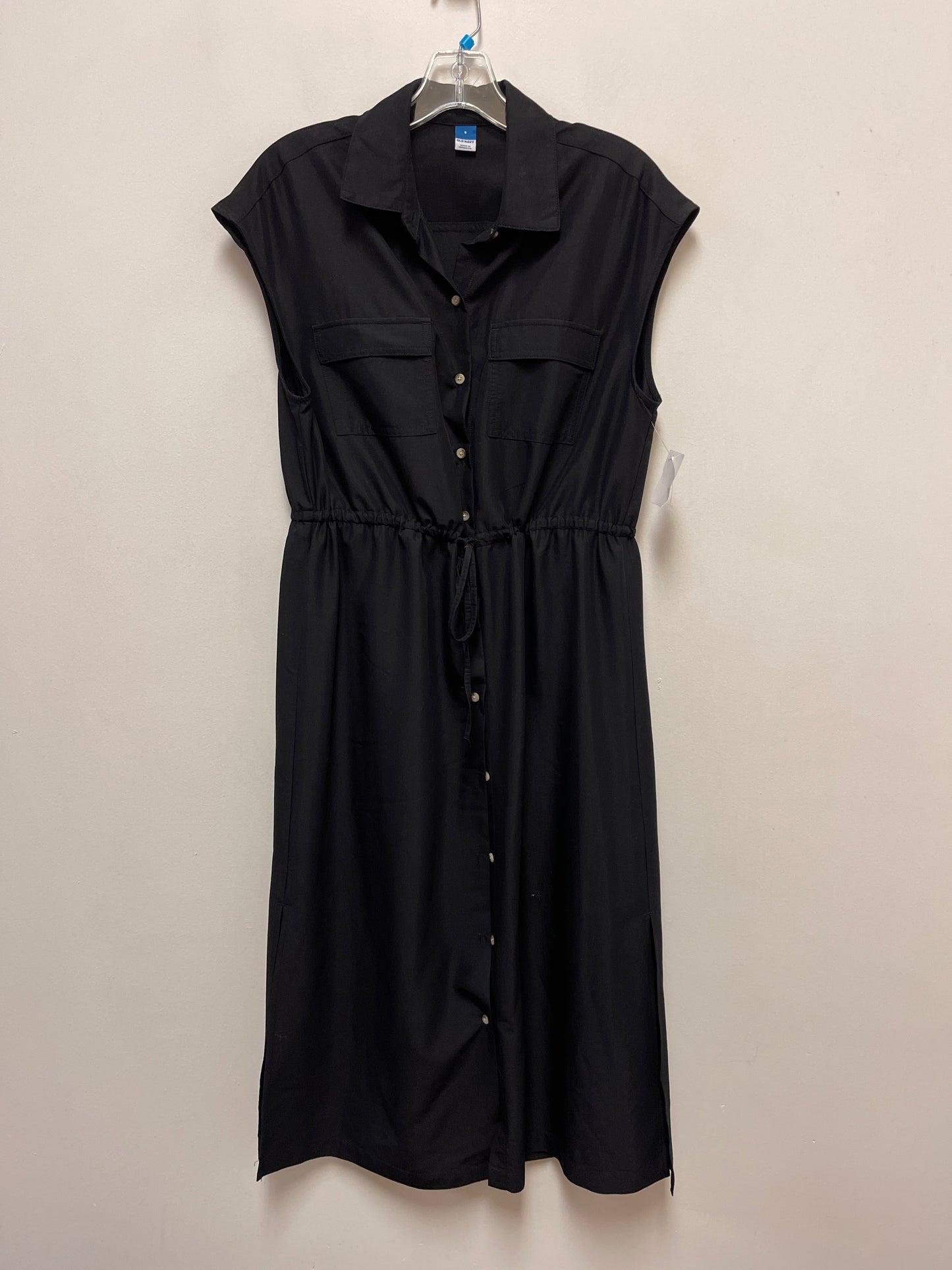 Dress Casual Midi By Old Navy In Black, Size: S