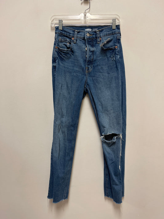 Jeans Straight By Old Navy In Blue Denim, Size: 2