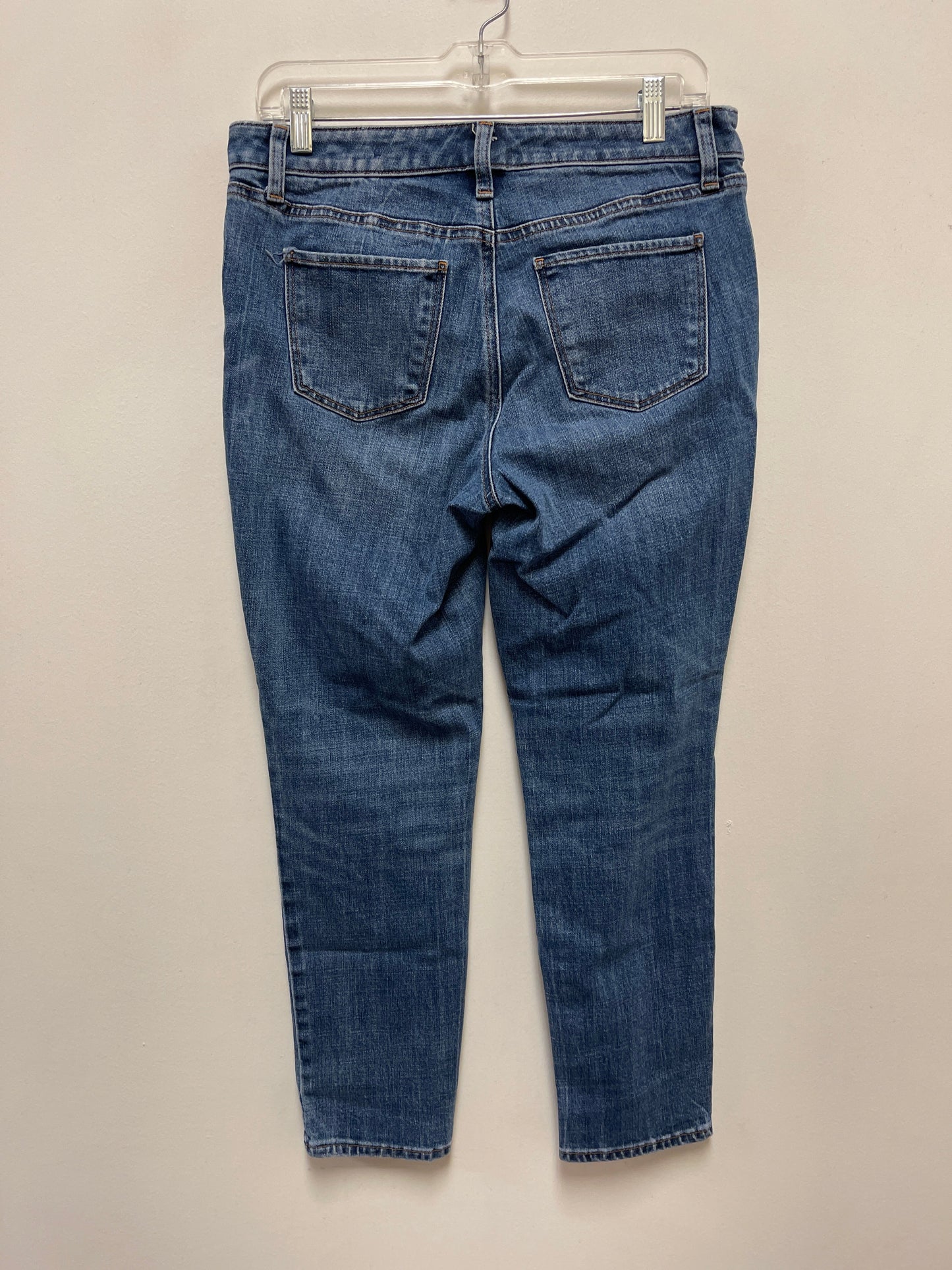 Jeans Straight By Talbots In Blue Denim, Size: 8