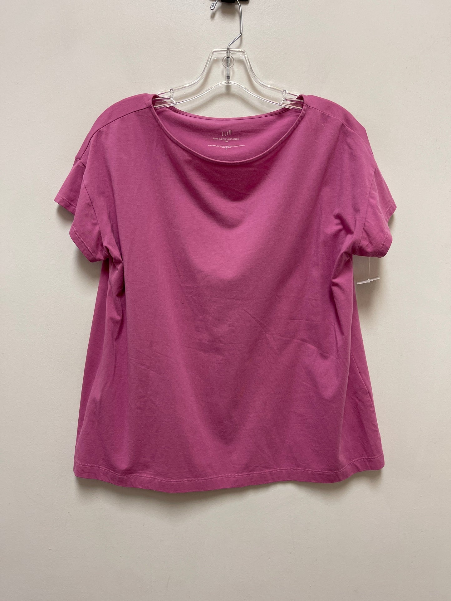 Top Short Sleeve Basic By J. Jill In Purple, Size: M