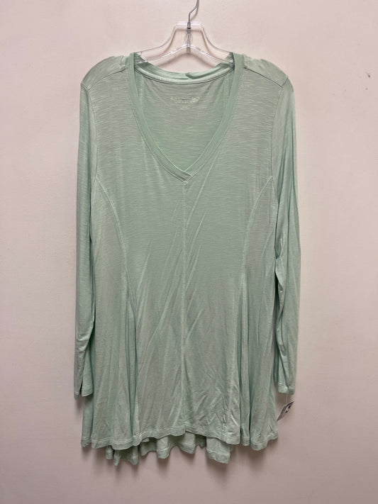 Tunic Long Sleeve By Soft Surroundings In Green, Size: Xl