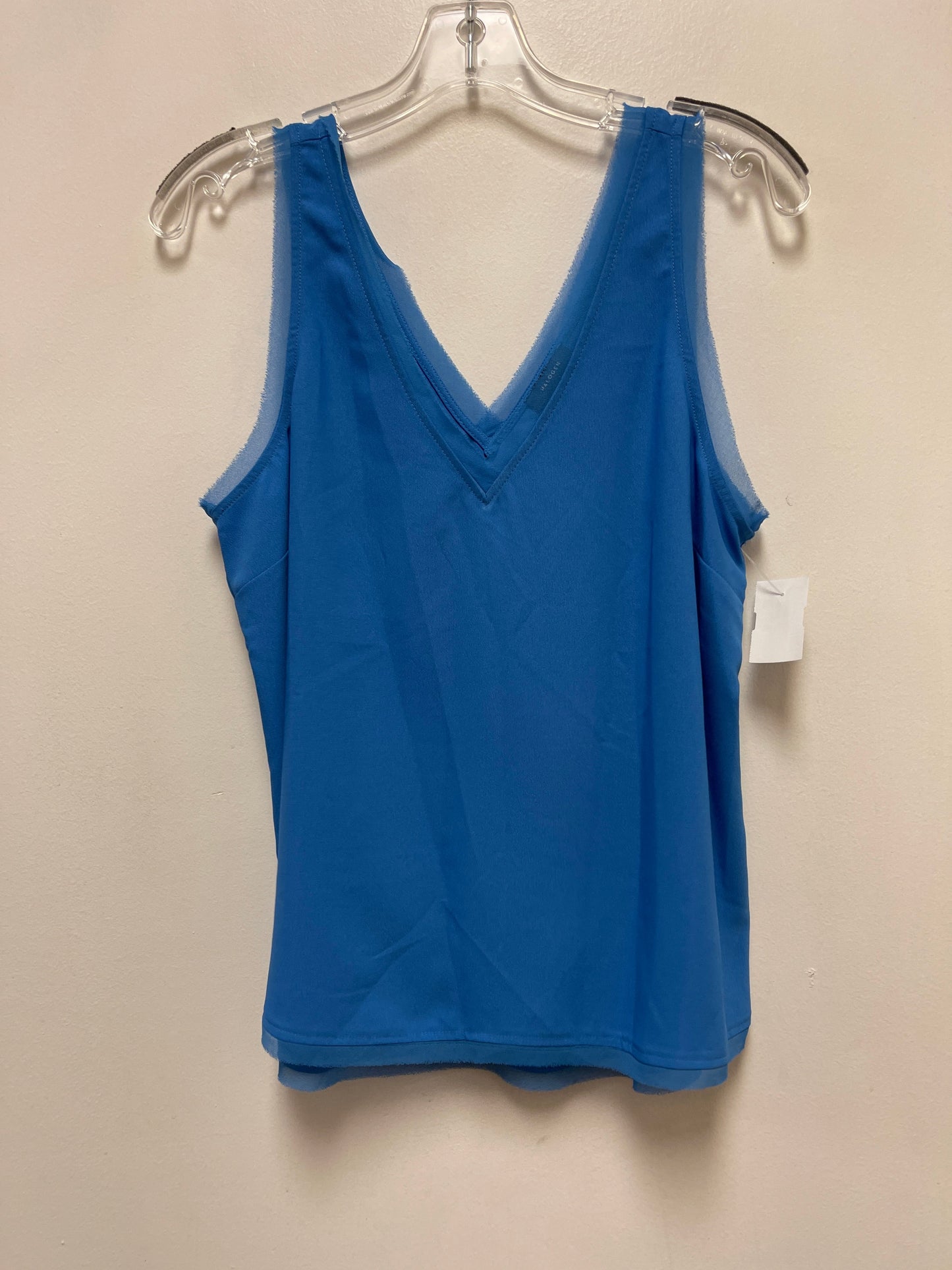 Top Sleeveless By Halogen In Blue, Size: M