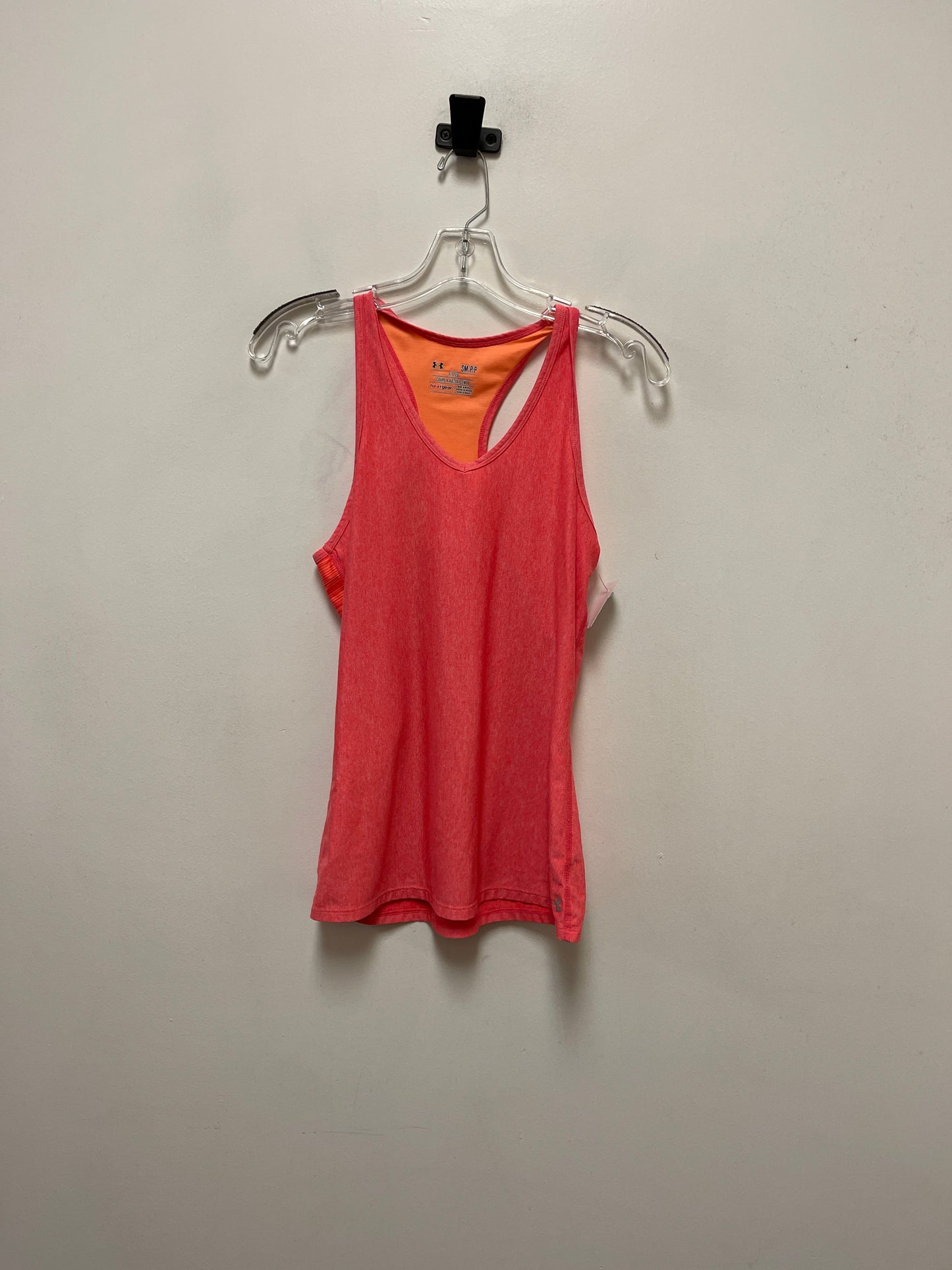 Athletic Tank Top By Under Armour In Coral, Size: S