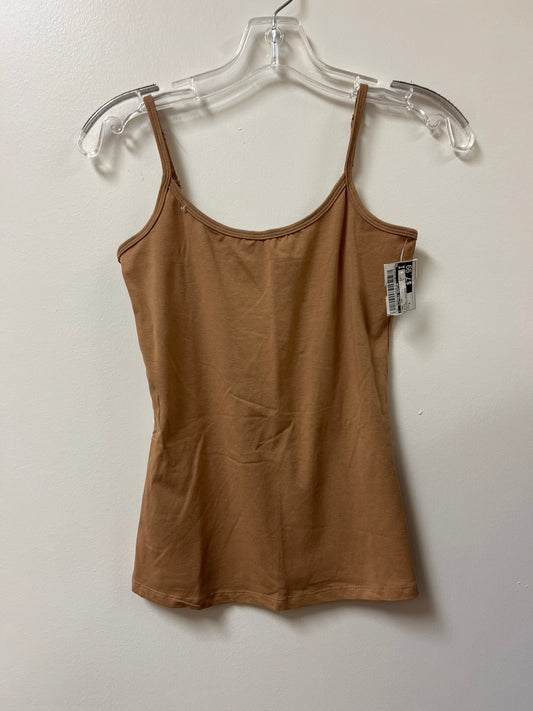 Tank Top By Clothes Mentor In Brown, Size: S