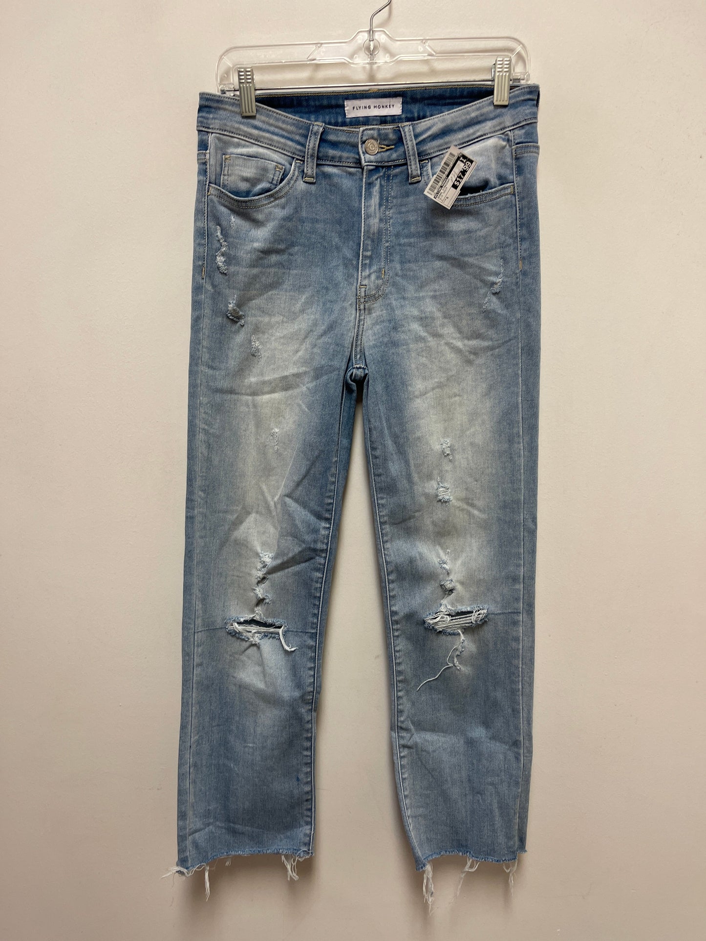 Jeans Straight By Flying Monkey In Blue Denim, Size: 6