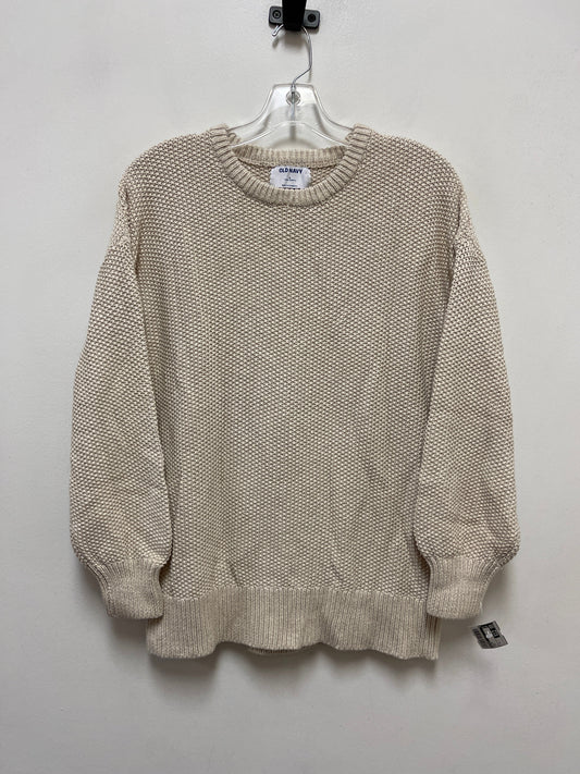 Sweater By Old Navy In Cream, Size: S