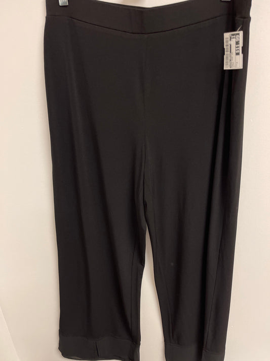 Pants Wide Leg By Susan Graver In Black, Size: 4