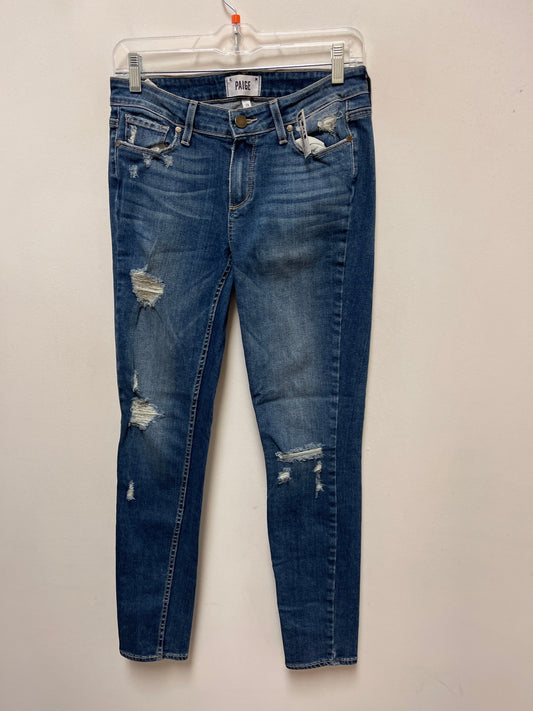 Jeans Designer By Paige In Blue Denim, Size: 6