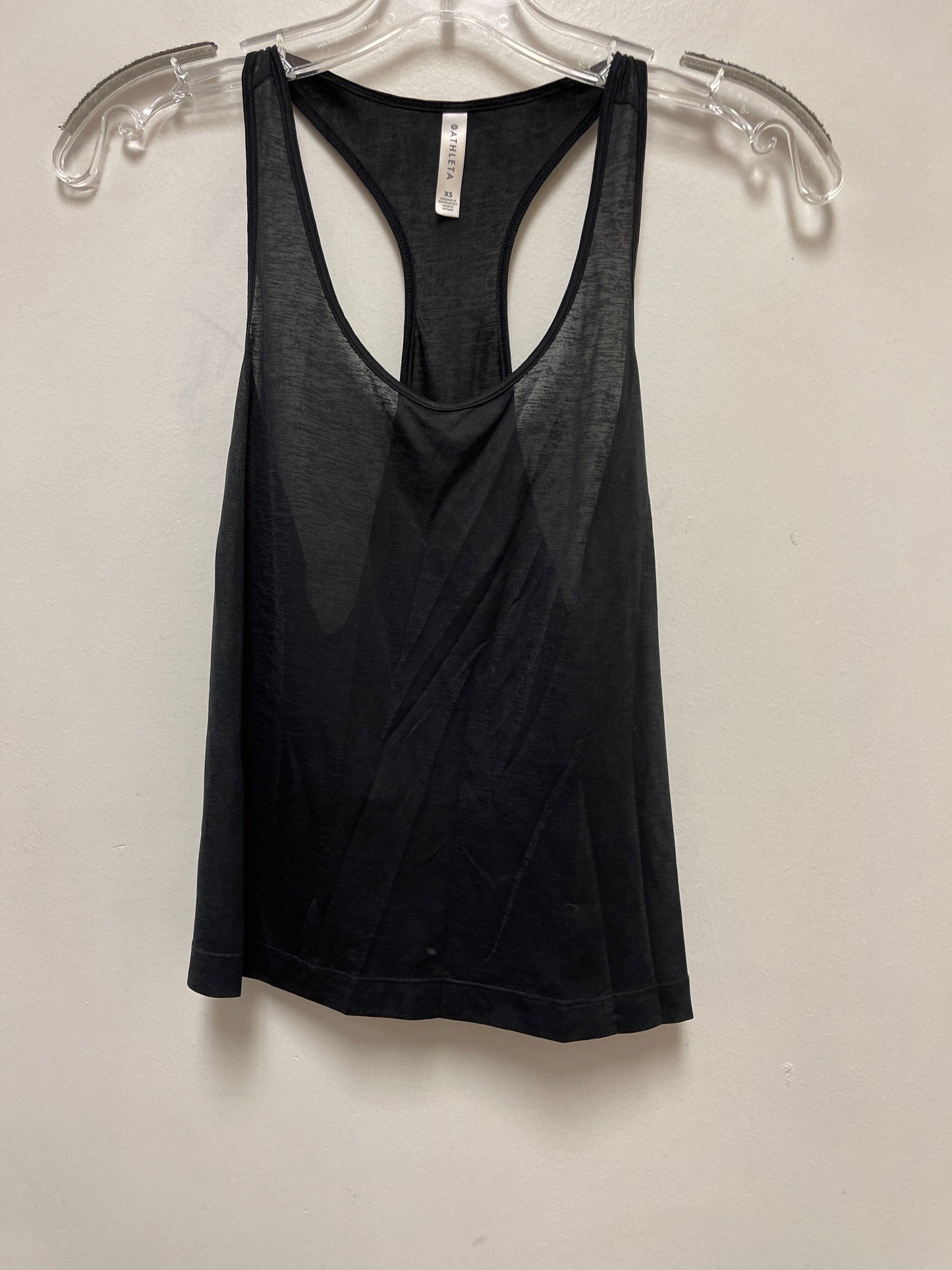 Athletic Tank Top By Athleta In Black, Size: Xs