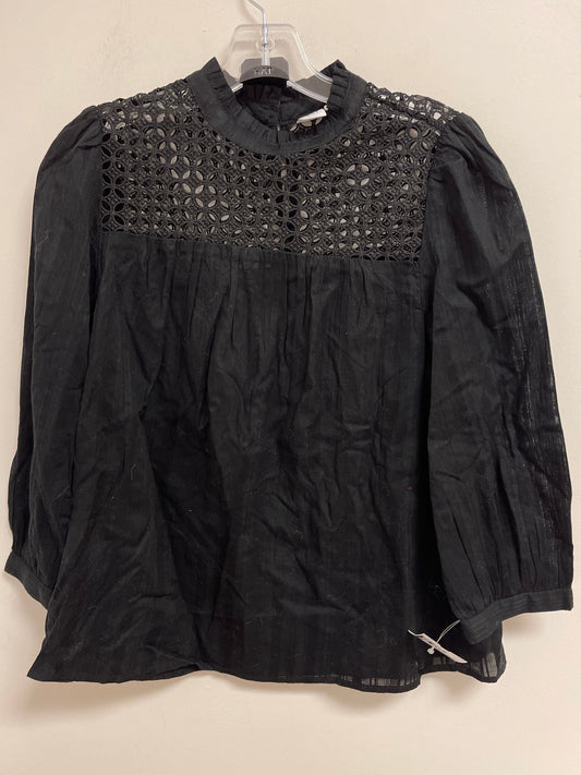 Top Long Sleeve By Gap In Black, Size: S