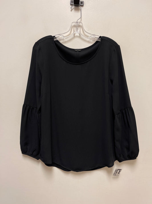 Top Long Sleeve By Ann Taylor In Black, Size: S