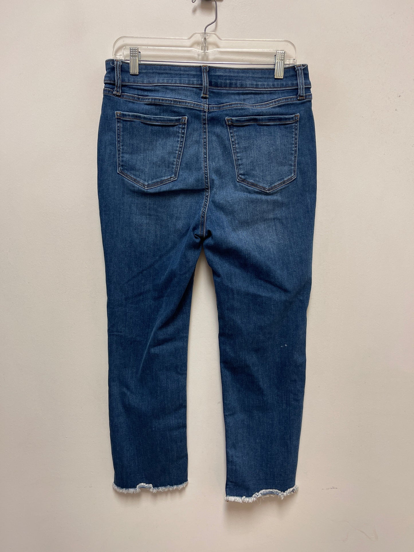 Jeans Straight By Nine West In Blue Denim, Size: 10