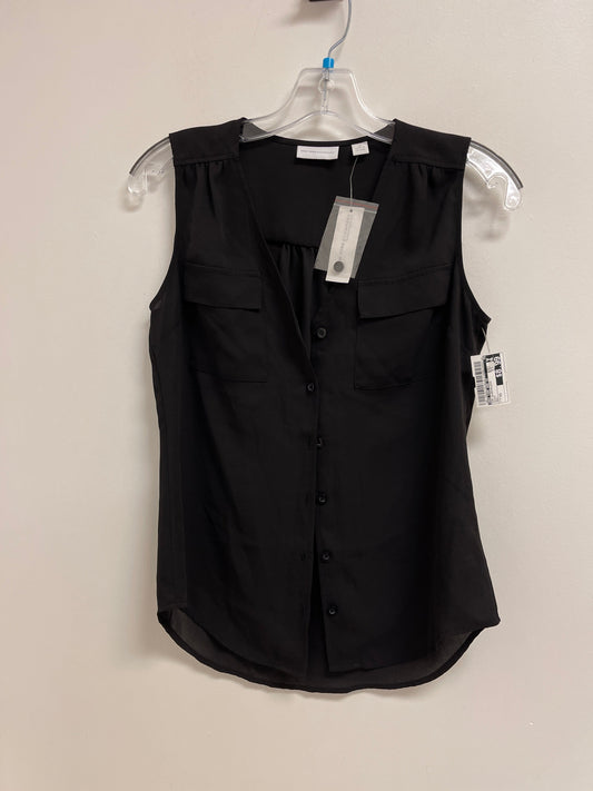 Top Sleeveless By New York And Co In Black, Size: Xs