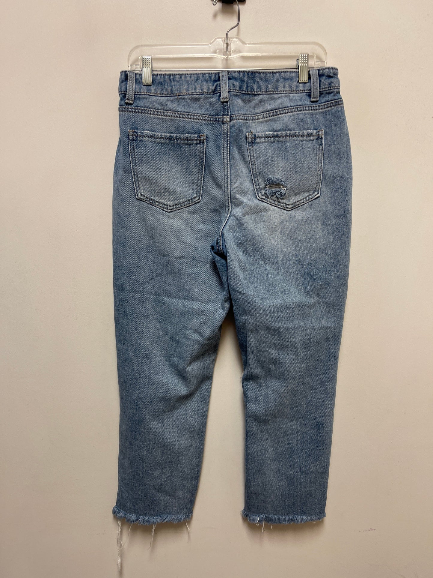 Jeans Straight By Time And Tru In Blue Denim, Size: 12