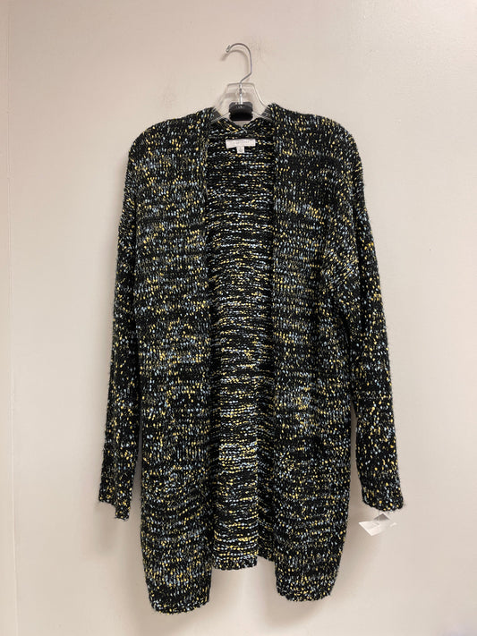 Cardigan By New Directions In Black & Yellow, Size: L