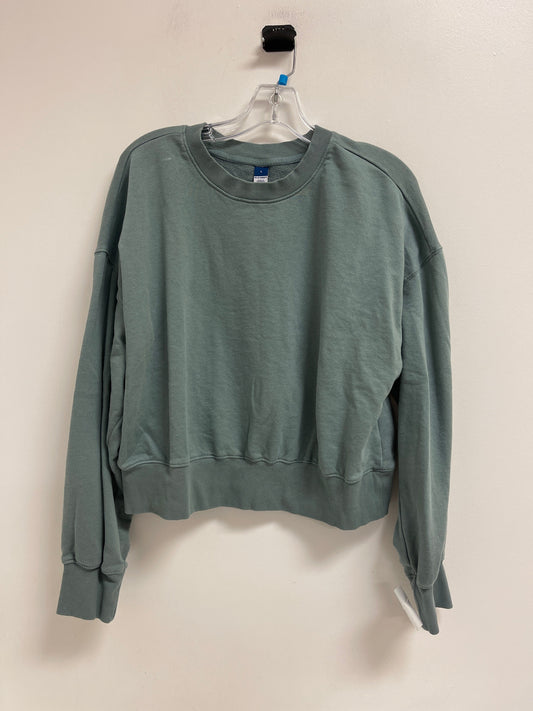 Sweatshirt Collar By Old Navy In Green, Size: L