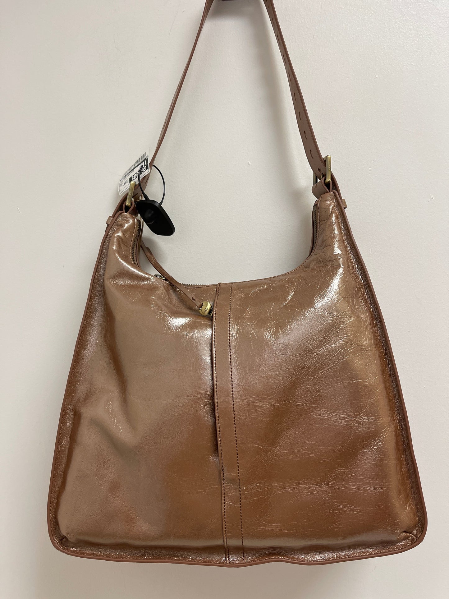 Handbag Leather By Hobo Intl, Size: Large