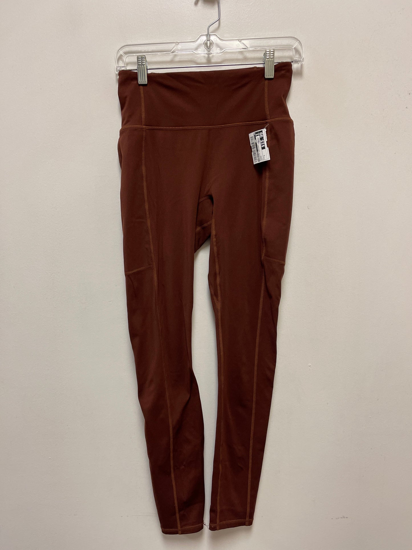 Athletic Leggings By Fabletics In Brown, Size: S