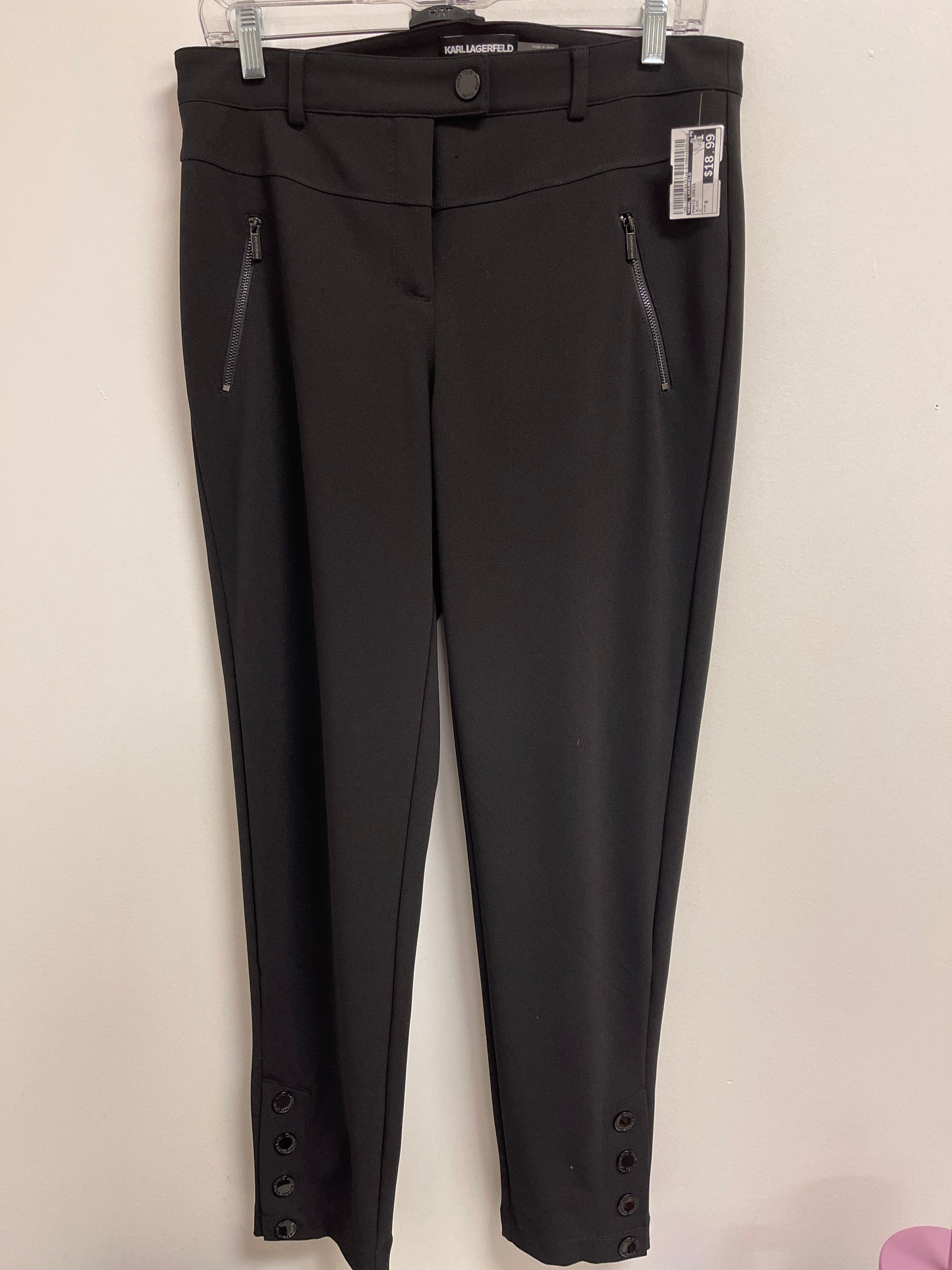 Pants Dress By Karl Lagerfeld In Black, Size: 6