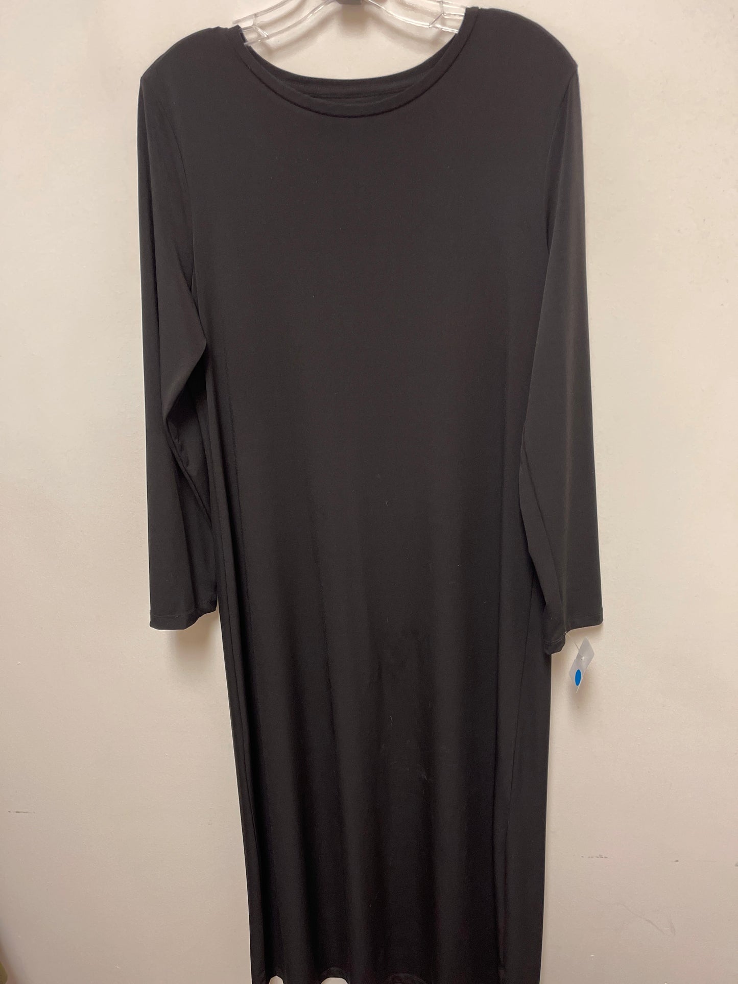 Dress Casual Maxi By Chicos In Black, Size: L