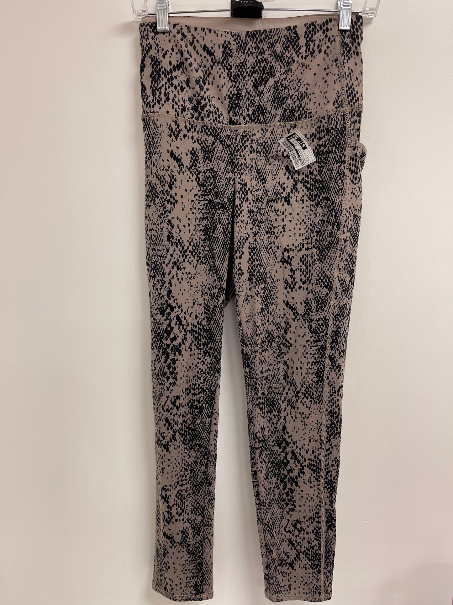 Athletic Leggings By Chicos In Snakeskin Print, Size: 12