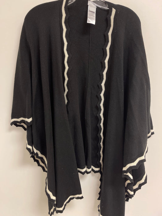 Cardigan By Chicos In Black & White, Size: L