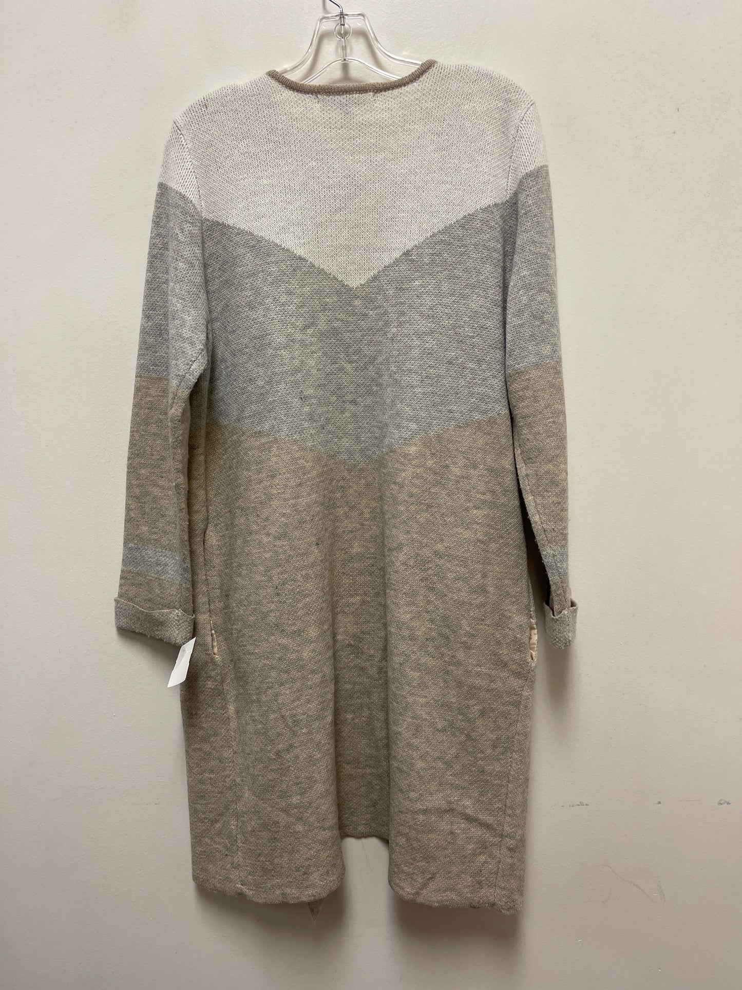 Cardigan By Adrienne Vittadini In Cream & White, Size: L