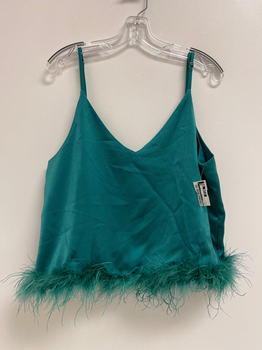 Top Sleeveless By Entro In Green, Size: L