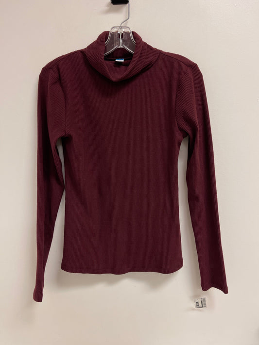 Top Long Sleeve By Old Navy In Red, Size: M