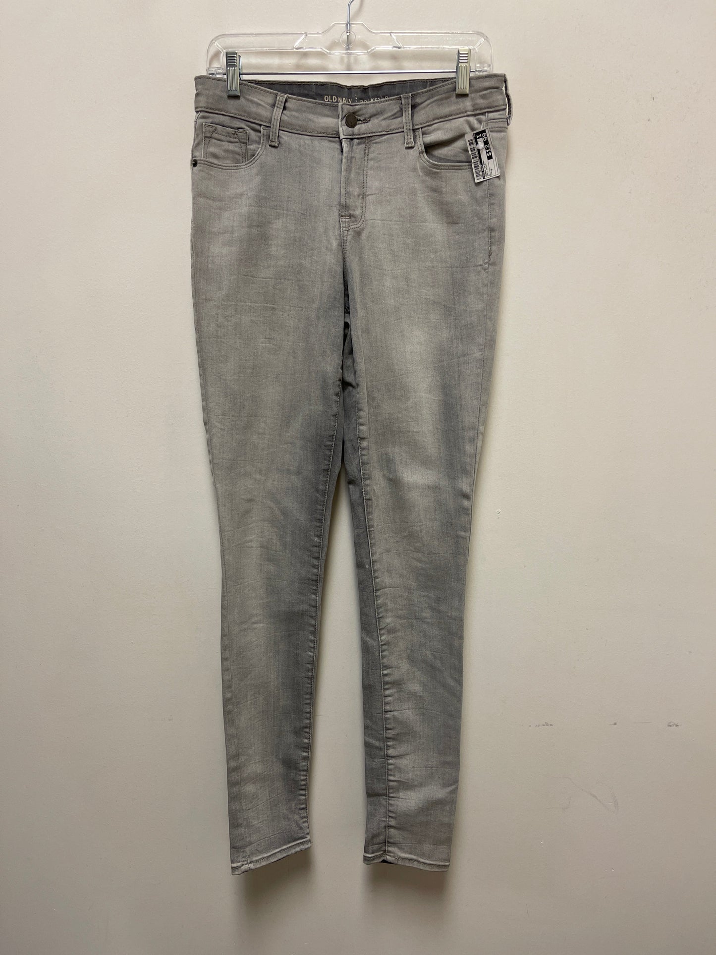 Jeans Skinny By Old Navy In Grey Denim, Size: 6