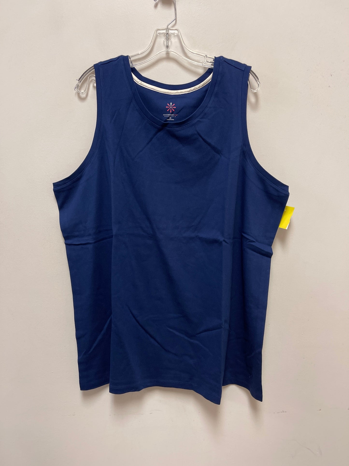 Tank Top By Isaac Mizrahi In Blue, Size: 3x